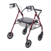 Drive Medical Go-Lite Bariatric Steel Rollator with 8" Wheels
